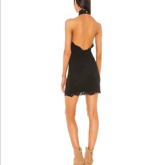 Free People Harper High Neck Halter Lace Dress NWT - Picture 3 of 8